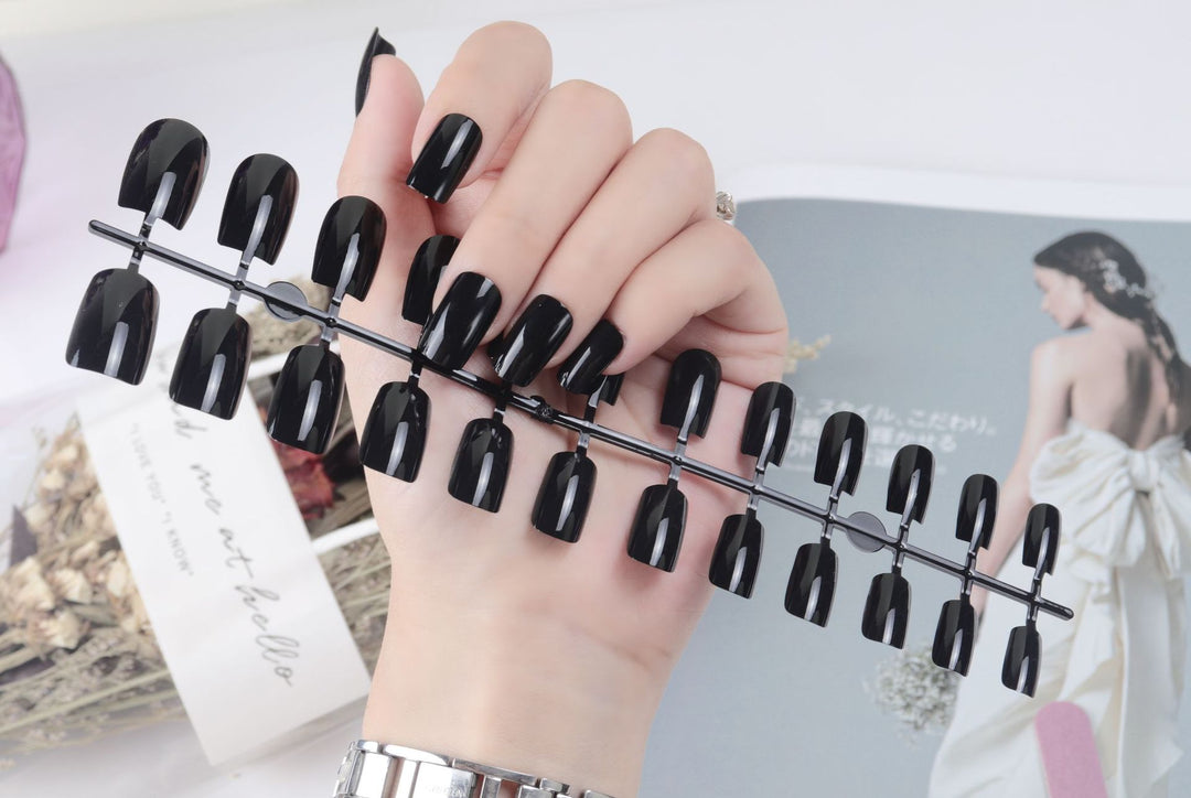 Natural Glossy Press-On Nail Tips Bowlift