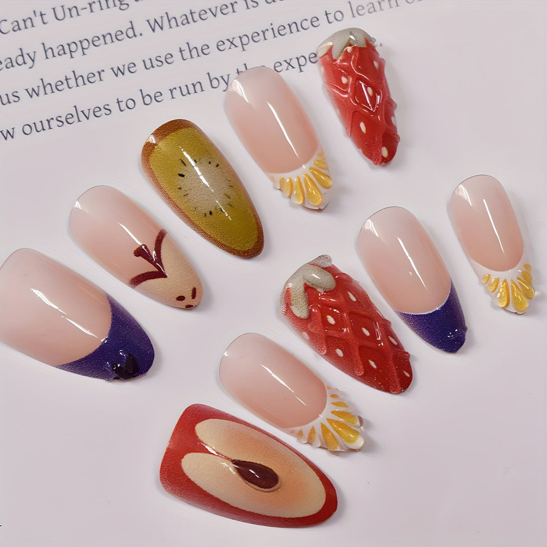 Artistic Gel Nail Art Design Bowlift
