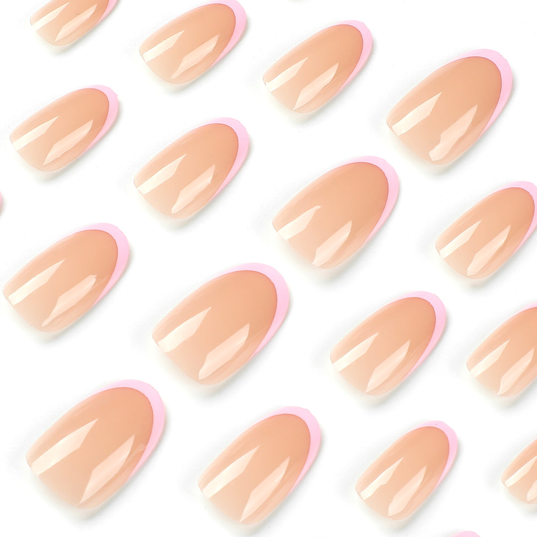 Shiny nail art with elegant French tips Bowlift