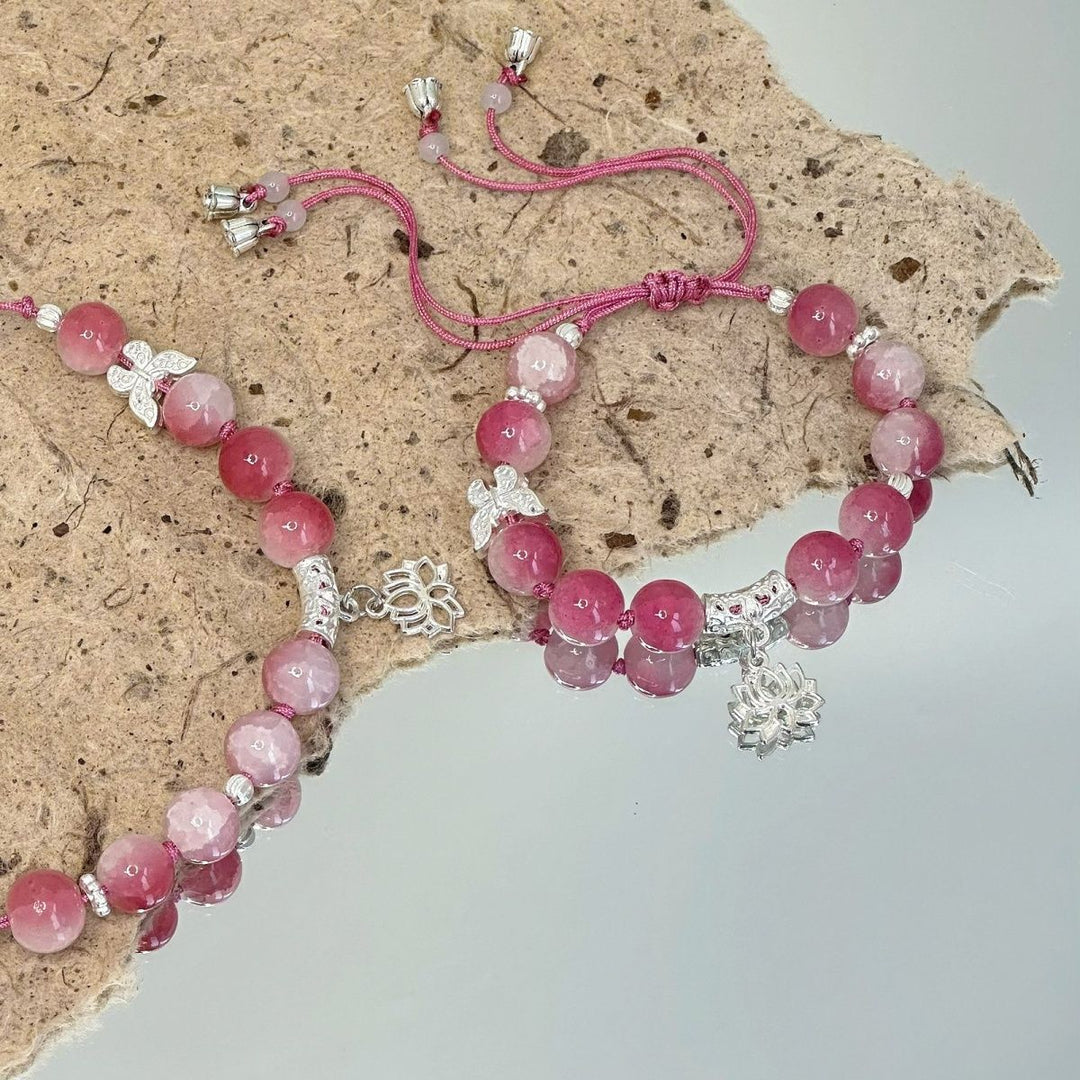 Artisan Adjustable Gemstone Bracelet Bowlift