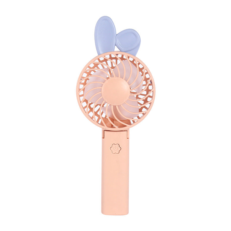 Unisex Funny Handheld Fan with Animal Ears Bowlift