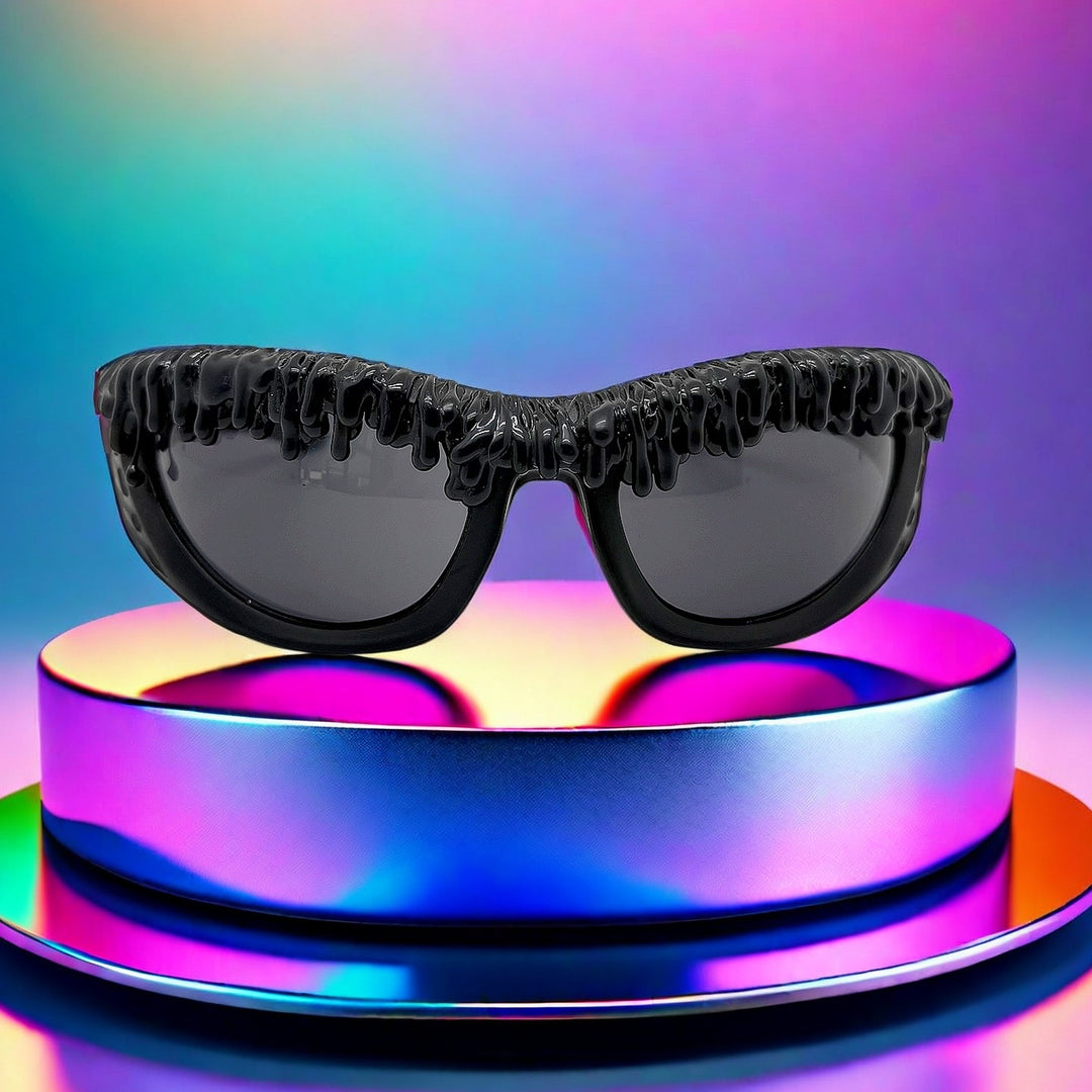 Women's trendy sunglasses with creative liquid frame Bowlift