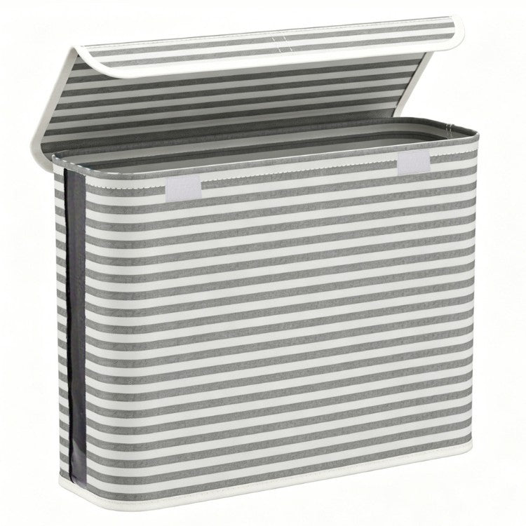 Multifunctional laundry storage box with bamboo lid Bowlift