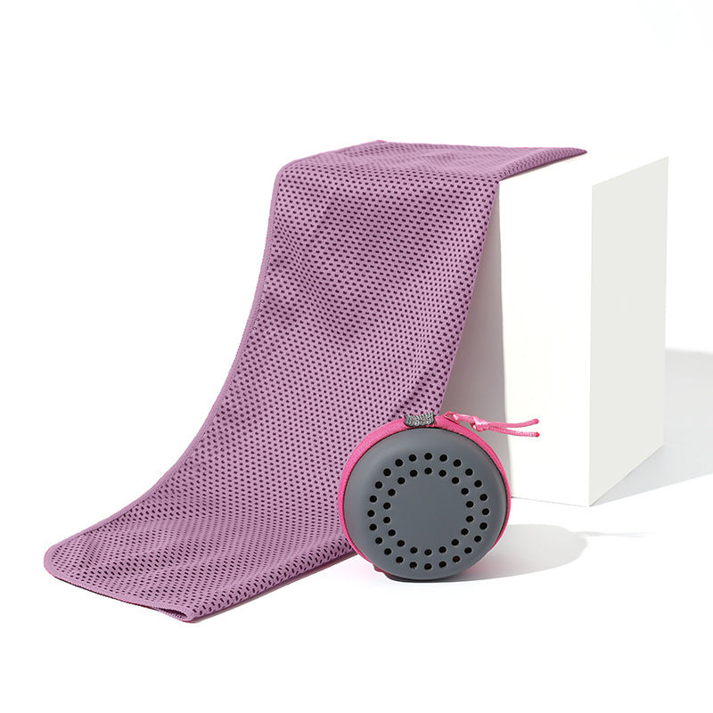 Ladies Cooling Microfiber Towel with Storage Case Bowlift