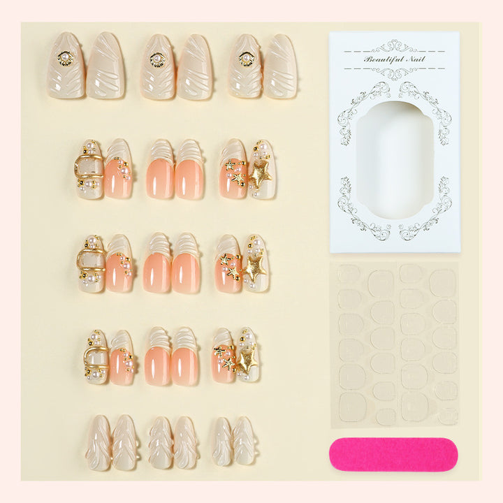 Decorative Acrylic Press-On Nail Collection Bowlift