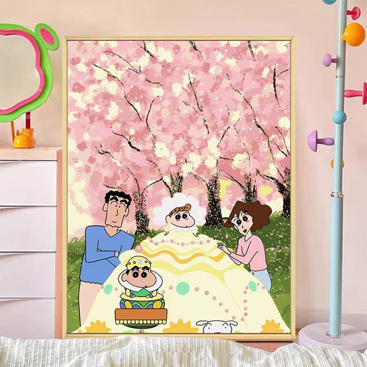 Whimsical Family-Themed Canvas Wall Art Bowlift