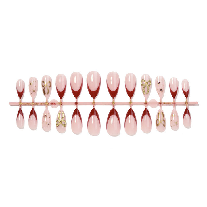 Elegant Artistic Press-On Nail Collection Bowlift