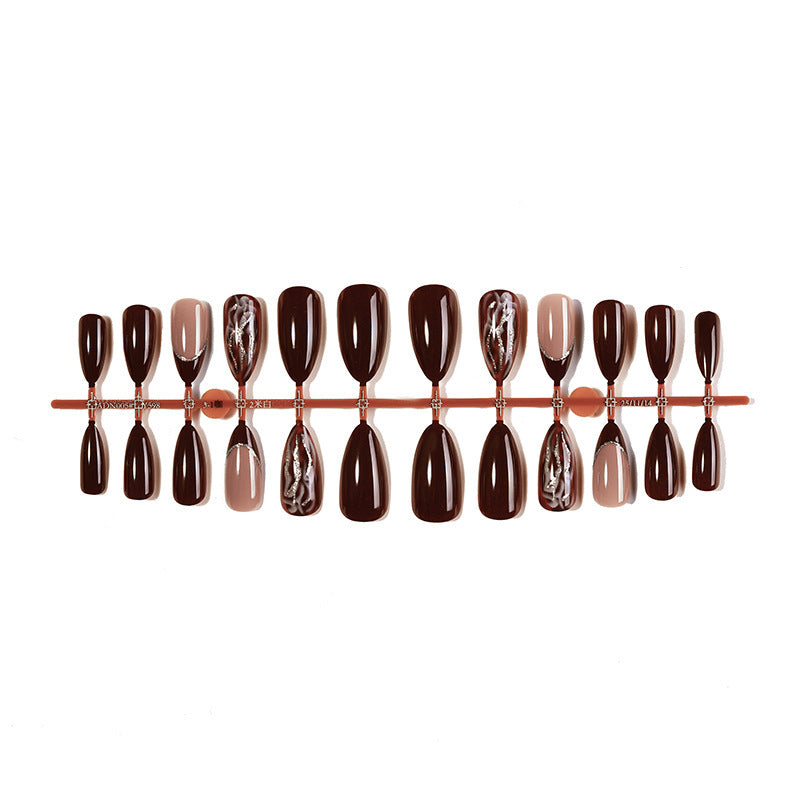 Artificial Nail Sticker Set with Elegant Designs Bowlift