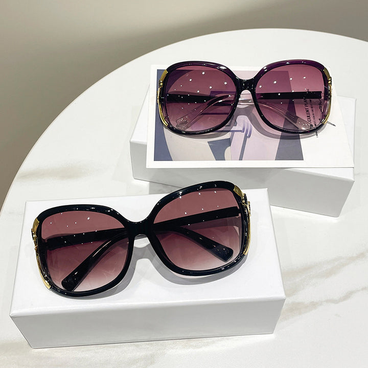 Women's Oversized Designer Sunglasses with Luxurious Accents Bowlift