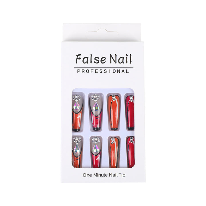 Creative artificial nails with modern color play Bowlift