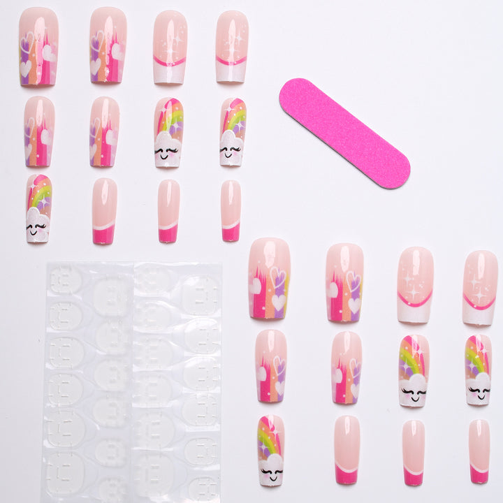 Creative Rainbow Nail Art Bowlift