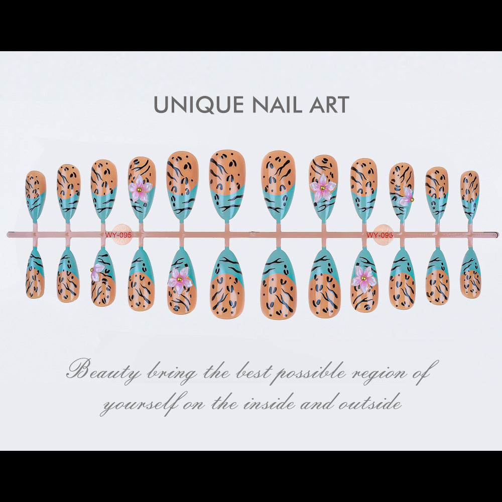 Creative Artistic Press-On Nail Set Bowlift
