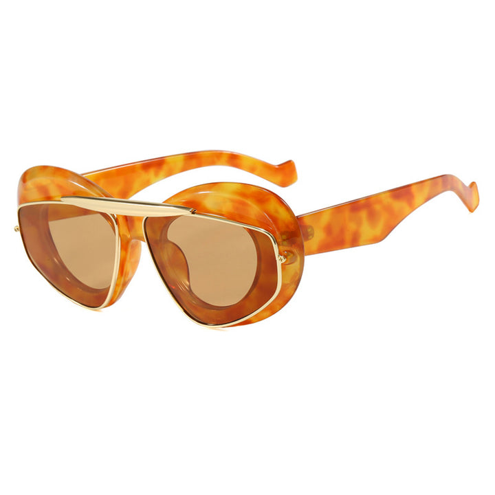 Women futuristic sunglasses with elegant frame Bowlift