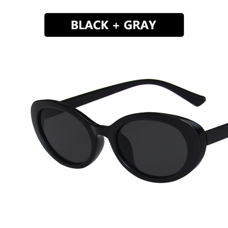 Women's Cat-Eye Sunglasses with Transparent Frame and Gradient Lenses Bowlift