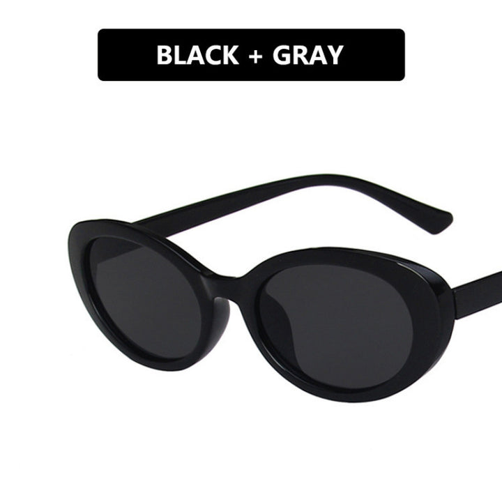 Women's Cat-Eye Sunglasses with Transparent Frame and Gradient Lenses Bowlift