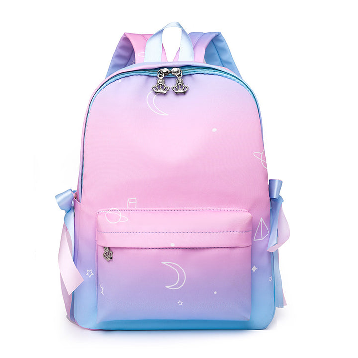 Stylish Galaxy Print Backpack Bowlift