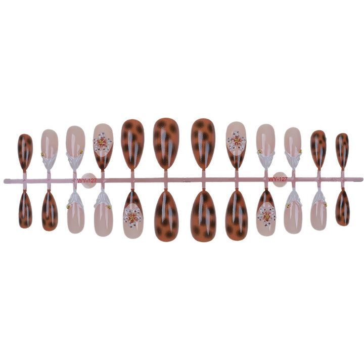 Elegant Floral Press-On Nail Art Kit Bowlift