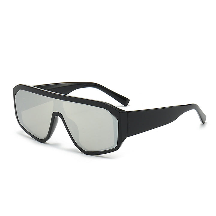 Men's Futuristic Oversized Shield Sunglasses Bowlift