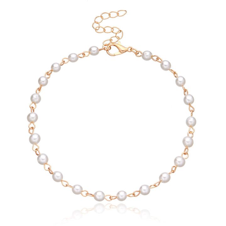 Elegant Beaded Chain Anklet Bowlift