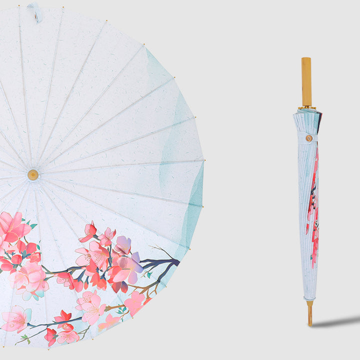 Women's Foldable Sun Shade Umbrella with Artistic Design Bowlift