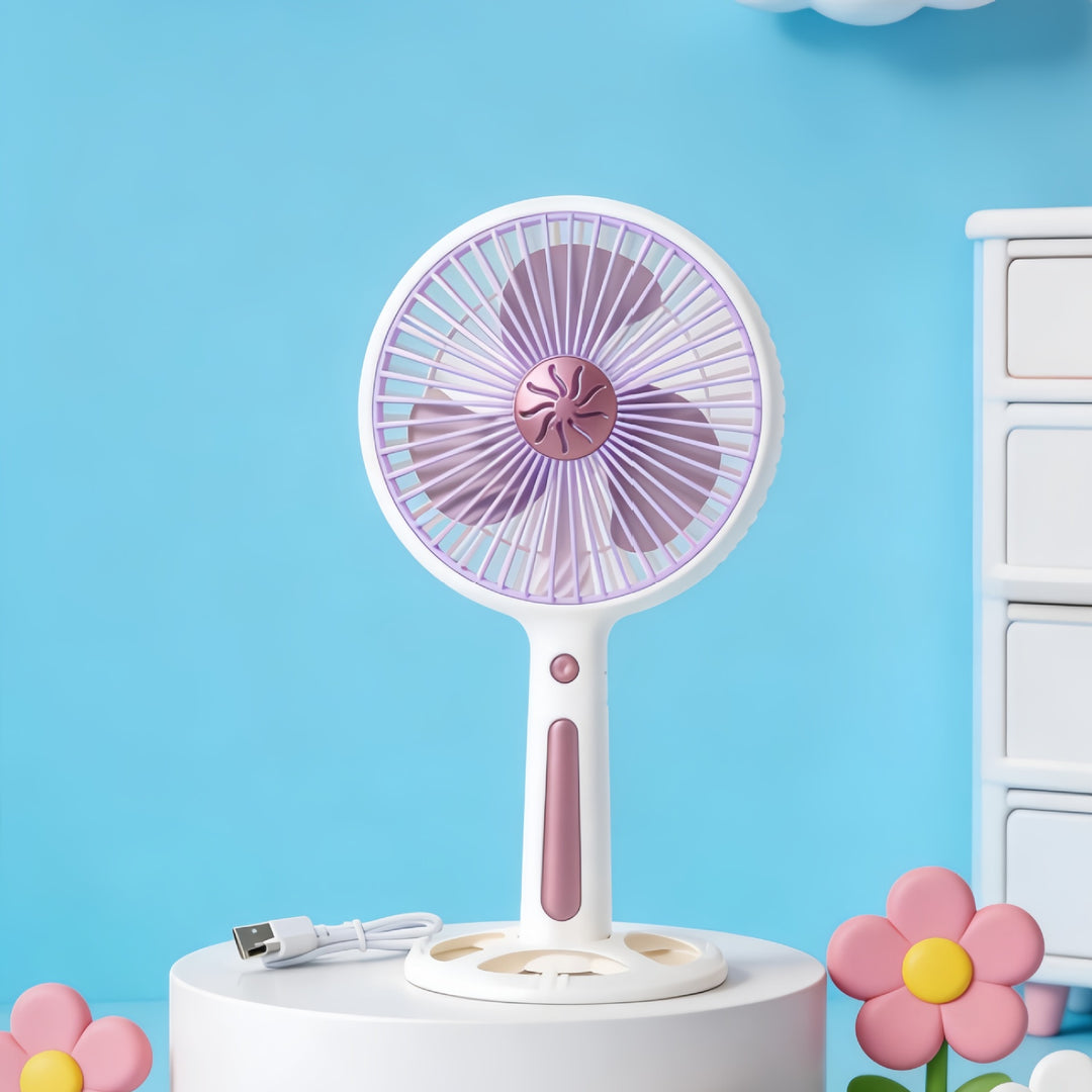 Women's Portable Mini Fan with Creative Animal Design Bowlift