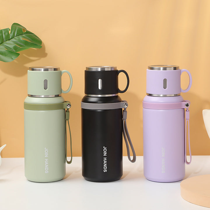 Women Thermo Drinking Container with Integrated Leak Protection Bowlift