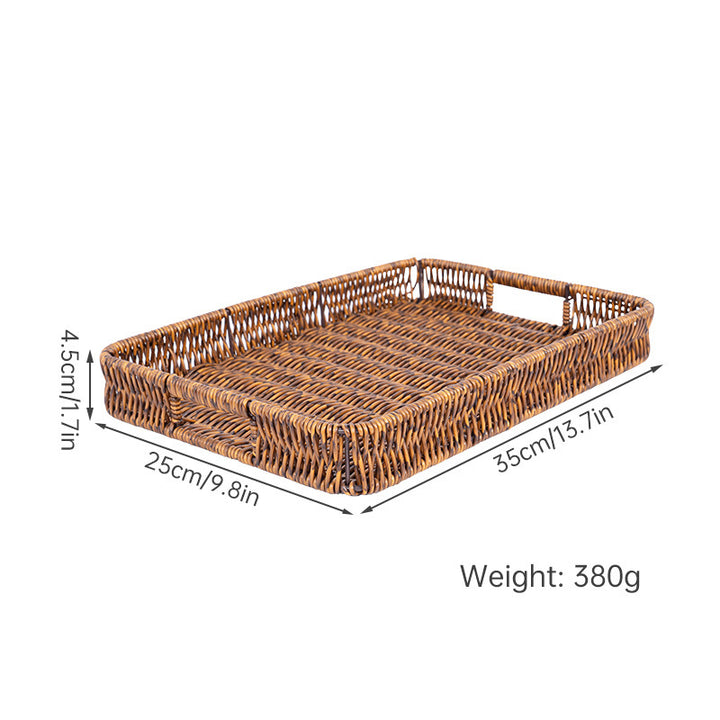 Rectangular Woven Serving Tray Bowlift