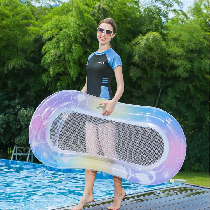 Women's Inflatable Water Lounge with Mesh Surface Bowlift