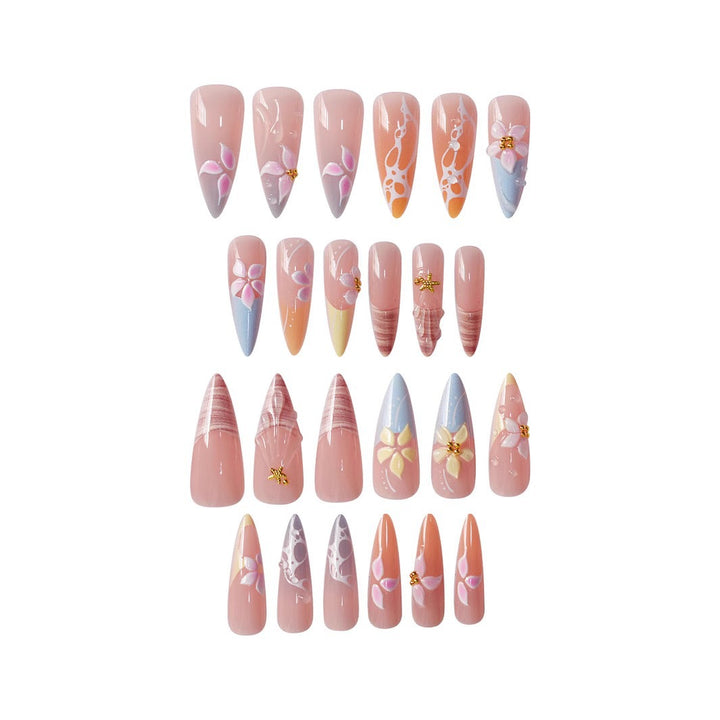 Decorative Press-On Nail Art Extensions Bowlift