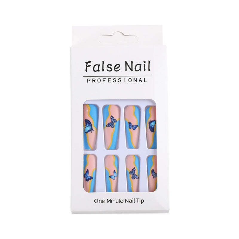 Artificial nails with creative floral designs Bowlift