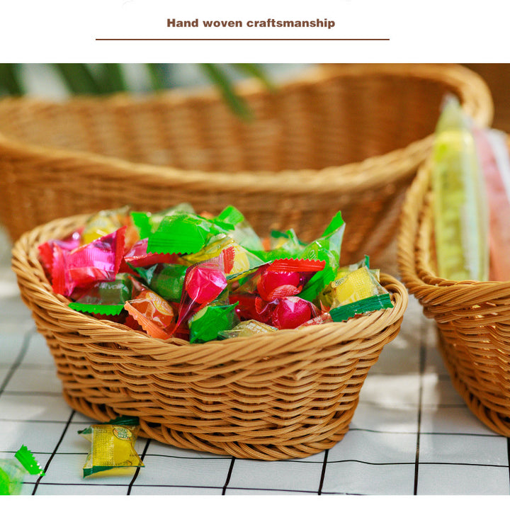 Woven Decorative Storage Basket Bowlift