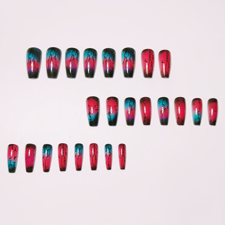 Artistic Gradient Nail Design Bowlift