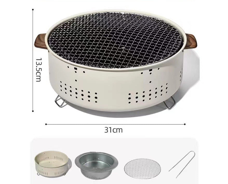 Charcoal Grilling Smoker Bowlift