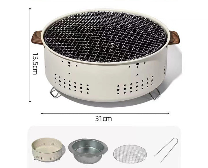 Charcoal Grilling Smoker Bowlift