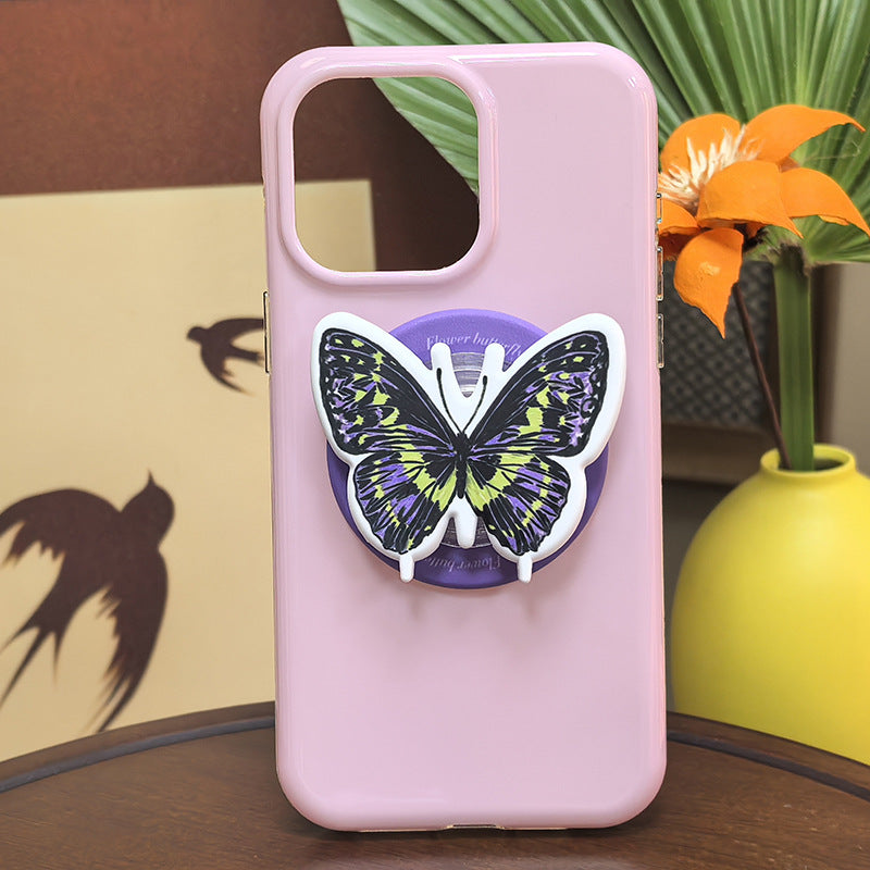 Butterfly-Themed Phone Grip Bowlift