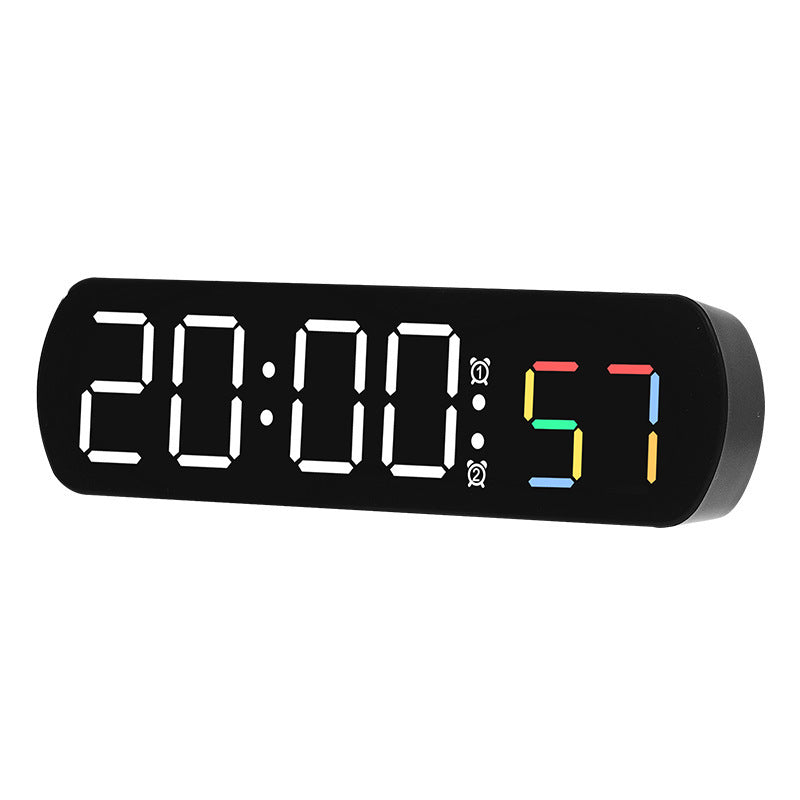 Digital Alarm Clock with Large LED Display and Temperature Display Bowlift