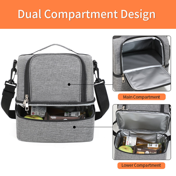 Insulated Multi-Compartment Food Carrier