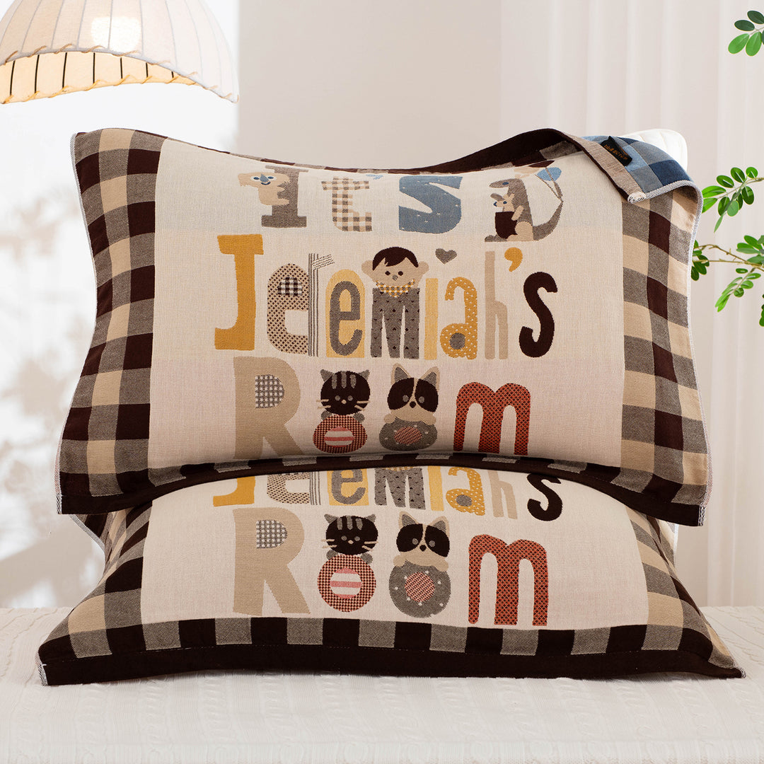 Women's pillowcase with cute dinosaur motif Bowlift