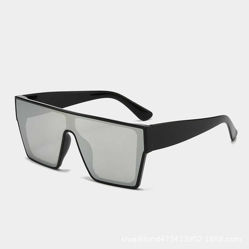 Women's large rectangular sunglasses with modern frame and UV protection Bowlift