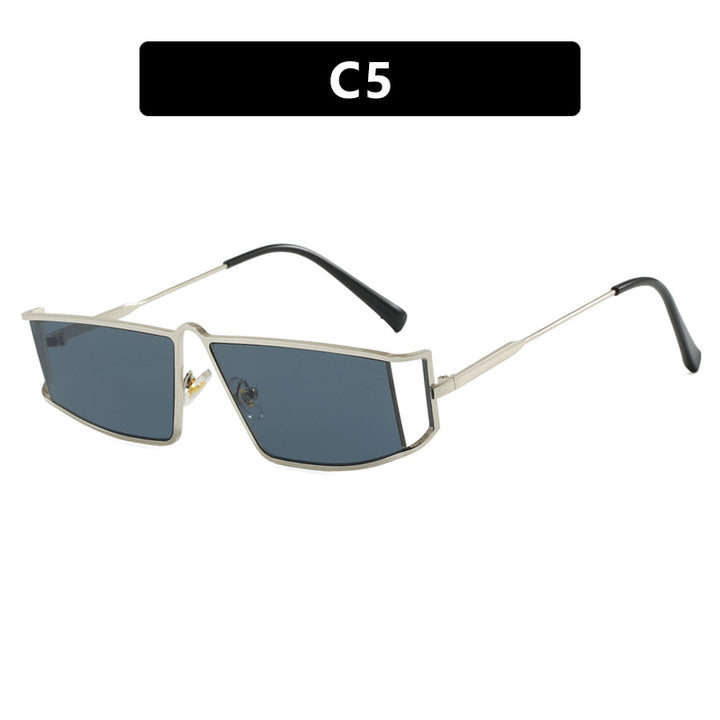 Ladies trendy sunglasses in a futuristic design with square lenses Bowlift