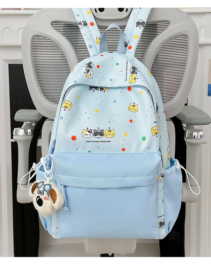 Backpack with Cute Cartoon Design and Practical Compartments Bowlift