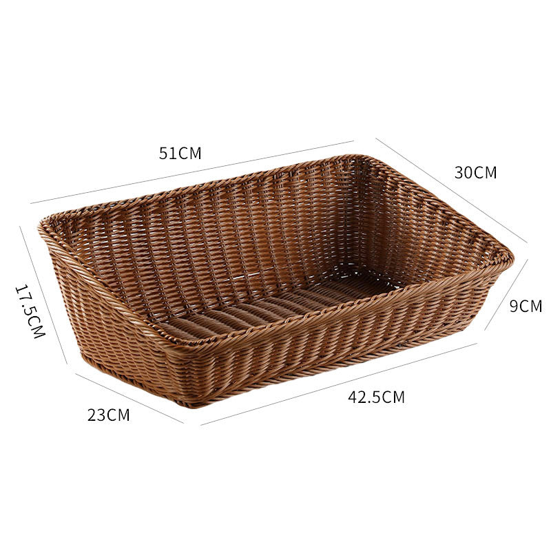 Unisex Portable Storage Box made of Woven Rattan Bowlift