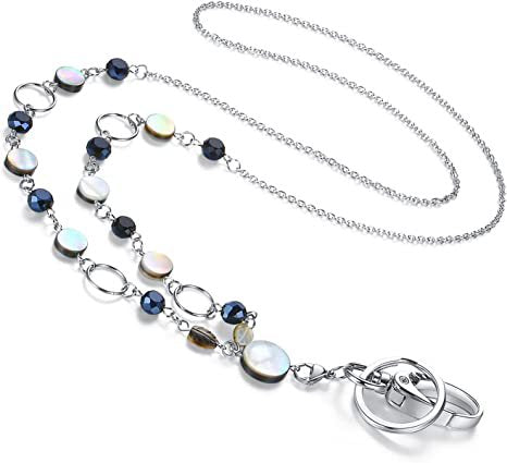Decorative Beaded Eyewear Lanyard Bowlift