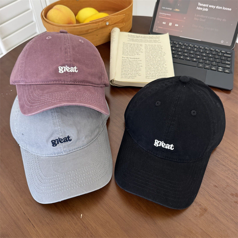 Men's Casual Cotton Adjustable Baseball Cap Bowlift