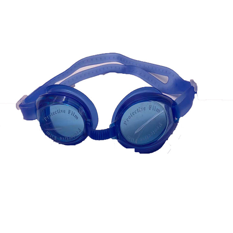 Sport swimming goggles with high-performance anti-fog coating and flexible silicone strap Bowlift