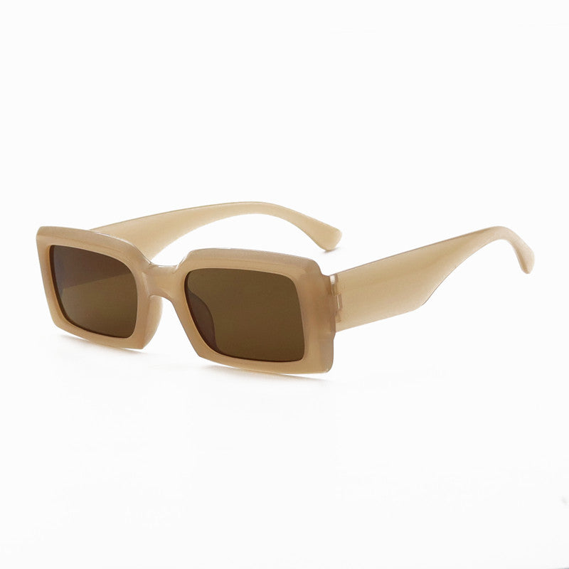 Contemporary Matte Square Sunglasses Bowlift