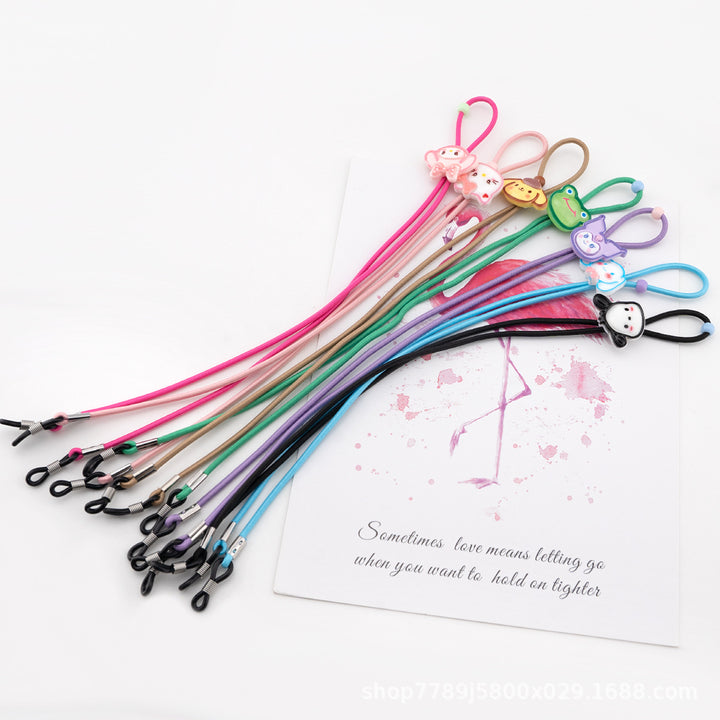 Cute Elephant-Themed Eyewear Safety Strap Bowlift