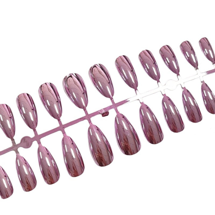 Elegant Stiletto Press-On Nails Set Bowlift