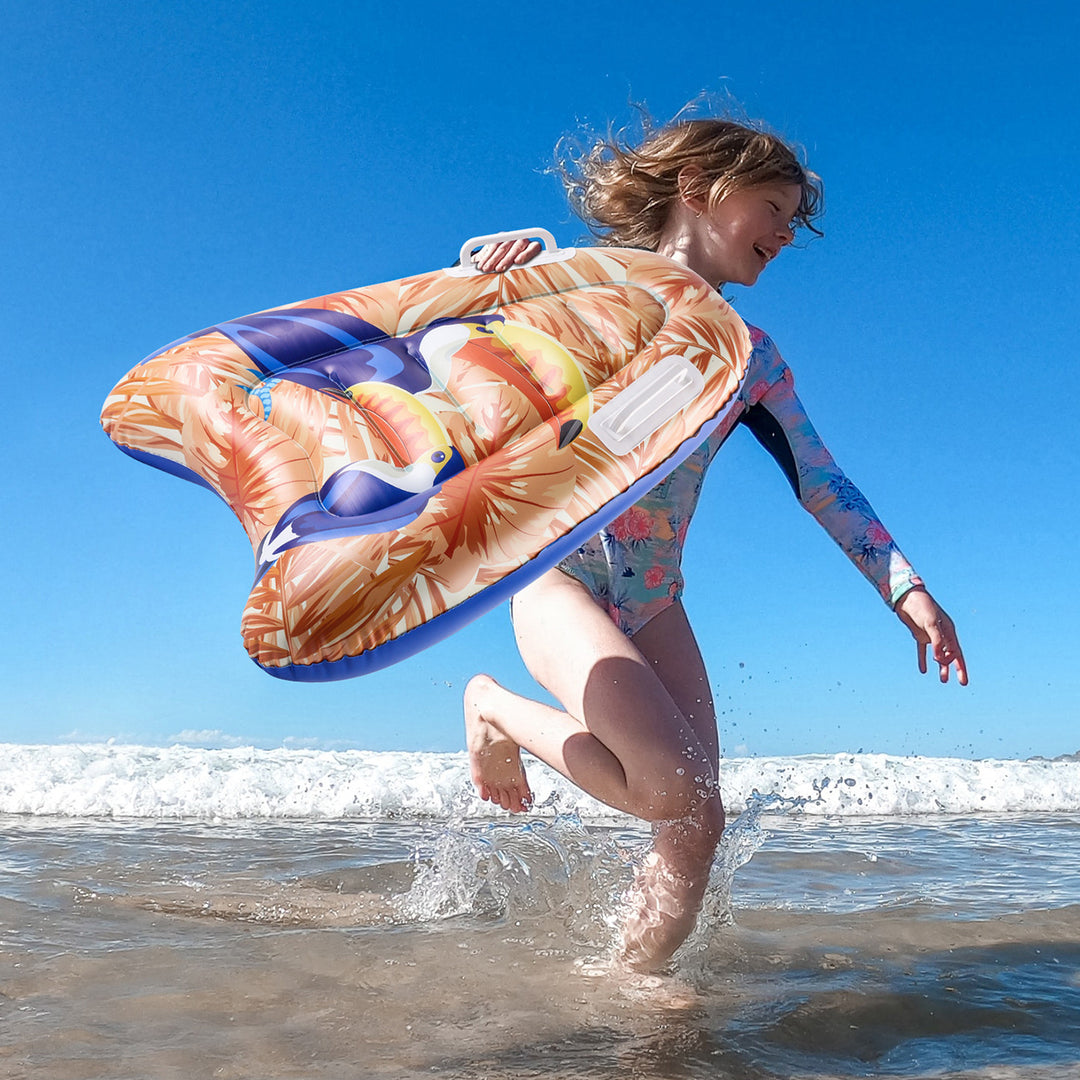 Women Inflatable Water Lounge with Side Handles Bowlift