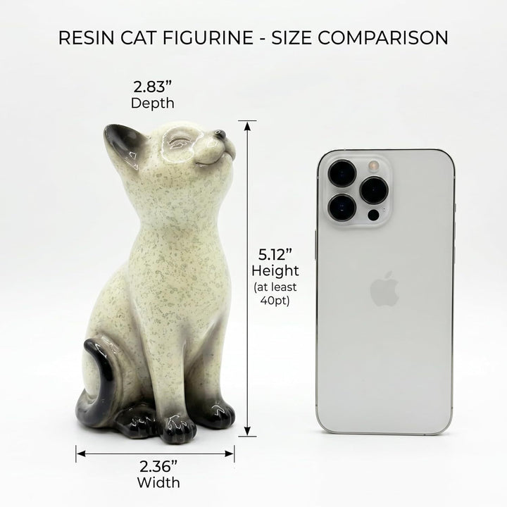 Resin statue of a cat Bowlift